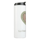 Öko & herzfreundliche Liebe Thermosbecher (Nach links gedreht)