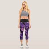 Öko High Waisted Capri Pants Leggings (Vorderseite)