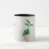 Öko Inspiriert Keramik Tasse (Zentrum)
