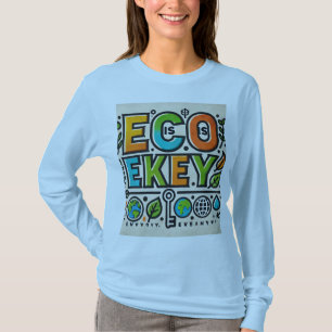 "Öko ist der Schlüssel", Designed women T-Shirt