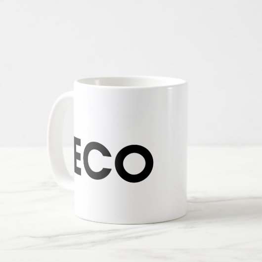 Öko Kaffeetasse (Vorderseite Links)