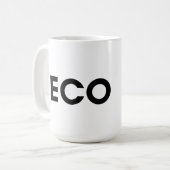 Öko Kaffeetasse (Vorderseite Links)