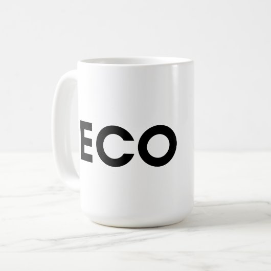 Öko Kaffeetasse (Vorderseite Links)