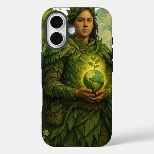 Öko-Krieger  Case-Mate iPhone Hülle (Rückseite)