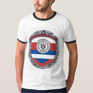 Öko-Krieger-Schild: Paraguay-inspirierter Ringert- T-Shirt