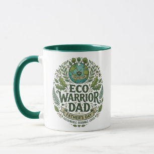 Öko-Krieger-Vater-Tasse Grüner Erde Kaffeebecher Tasse