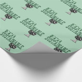 Öko nachhaltig geschenkpapier (Ecke)