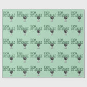 Öko nachhaltig geschenkpapier (Flach)