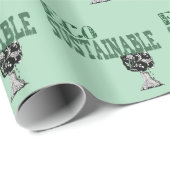 Öko nachhaltig geschenkpapier (Rolleneckpunkt)