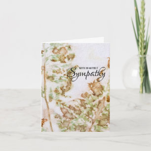 Öko Print Sympathy Card Karte
