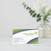 Öko-Reinigung Visitenkarte (Stehend Vorderseite)