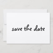 Öko Save the Date (Vorderseite)