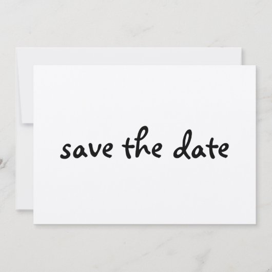 Öko Save-the-Date Save The Date (Vorderseite)