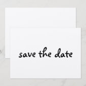 Öko Save-the-Date Save The Date (Vorne/Hinten)
