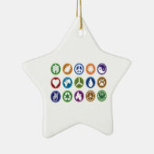 Öko-Symbole Keramik Ornament (Rechts)