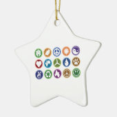 Öko-Symbole Keramik Ornament (Links)