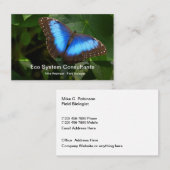 Öko Systems Biologin Business Card Visitenkarte (Vorne/Hinten)