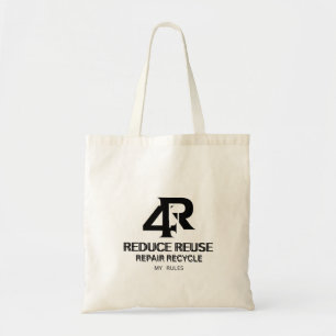 Öko-Tasche 4R Reduziere Wiederverwende Repariere Tragetasche
