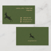 Öko themed visitenkarte (Vorne/Hinten)