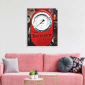 Öko Tireflektor-Luftmesser Leinwanddruck (Insitu (Wohnzimmer))
