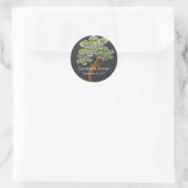 Öko Tree Wedding Sticker (Tasche)
