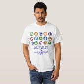 Öko u. Friedenssymbole T-Shirt (Vorne ganz)