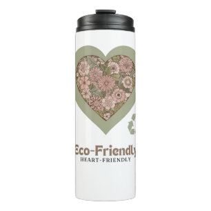 Öko- und herzfreundliche Liebe Thermosbecher