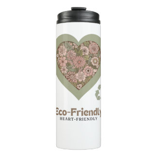 Öko- und herzfreundliche Liebe Thermosbecher