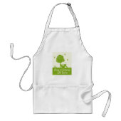 Öko Zitat im Einklang mit der Natur Schürze (Vorne)