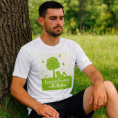 Öko Zitat im Einklang mit der Natur T-Shirt