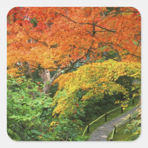 Okochi Sanso, Arashiyama, Kyoto, Japan 2 Quadratischer Aufkleber