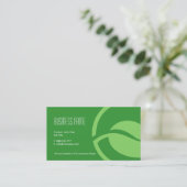 Ökologe-Visitenkarten Visitenkarte (Stehend Vorderseite)