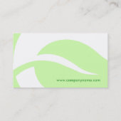 Ökologe-Visitenkarten Visitenkarte (Rückseite)