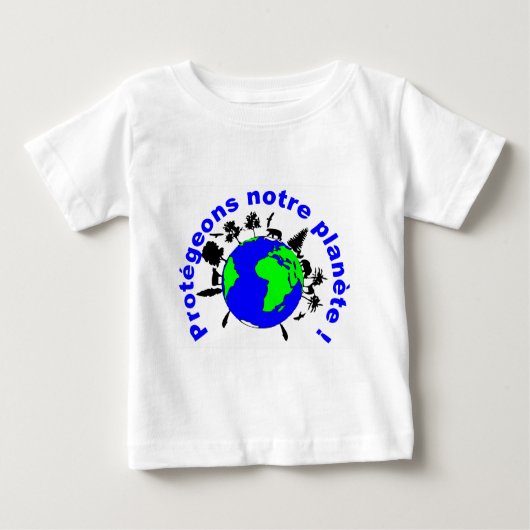 Ökologie Baby T-shirt (Vorderseite)