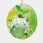 Ökologie: die Erde ist unser Haus - Keramikornament (Links)