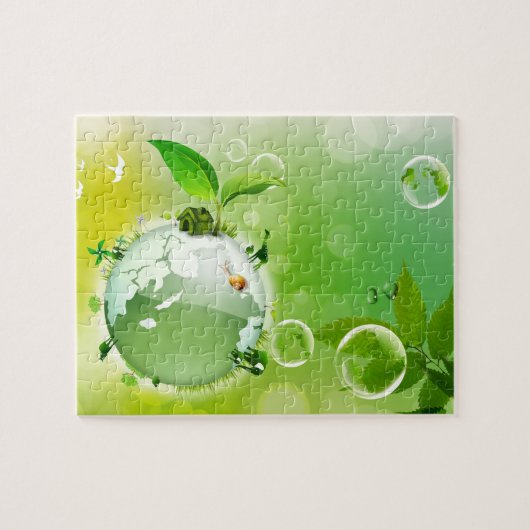 Ökologie: die Erde ist unser Haus - Puzzle (Horizontal)