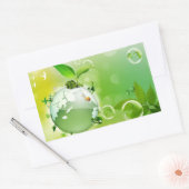 Ökologie : Die Erde ist unser Haus - Rechteckiger Aufkleber (Umschlag)