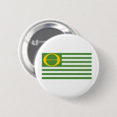 Ökologie-Flagge Button (Vorne & Hinten)