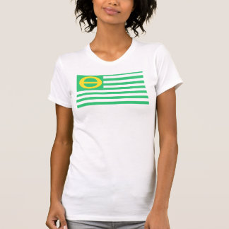Ökologie-Flagge Damen-Camisole T-Shirt