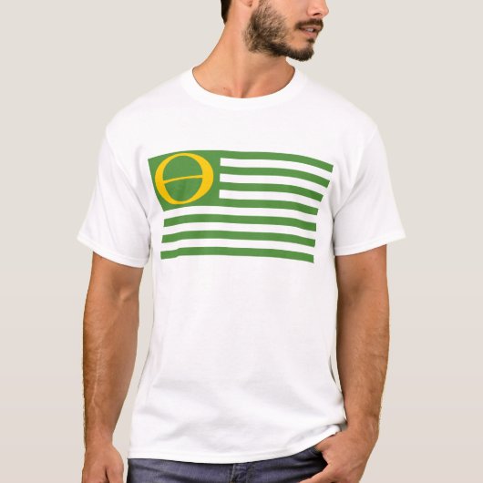 Ökologie-Flagge T-Shirt (Vorderseite)