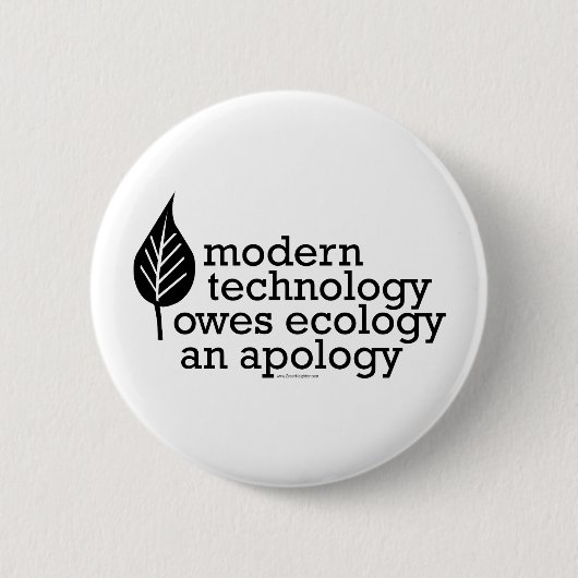 Ökologie / Technologieangebot Button (Vorderseite)