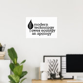 Ökologie / Technologieangebot Poster (Heimbüro)