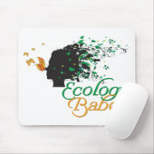 ÖkologieBabe2 Mousepad (Mit Mouse)