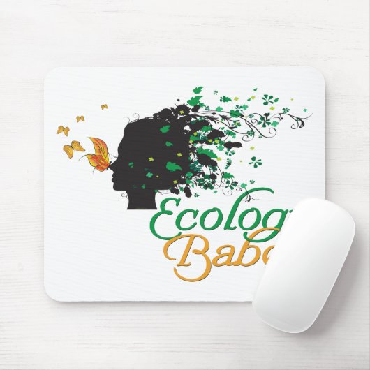 ÖkologieBabe2 Mousepad (Mit Mouse)