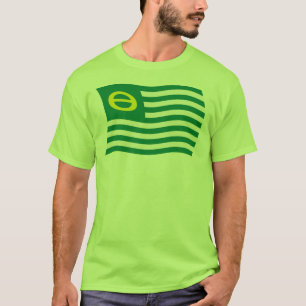 Ökologiebewegung Flagge T-Shirt