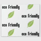 Ökologisch: Bewusster Verbraucher, grüne Geschenkpapier (Flach)