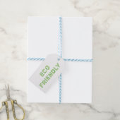 Ökologisch. Bio Umweltzeichen Geschenkanhänger (Mit Garn)