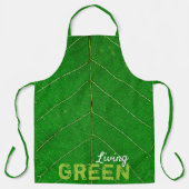 Ökologisch lebendes Grün Schürze (Vorderseite)
