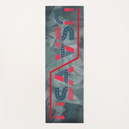 Ökologisch Stone Textur USA Text Komfortabel Yogamatte (Vorderseite)