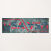 Ökologisch Stone Textur USA Text Komfortabel Yogamatte (Vorderseite (Horizontal))